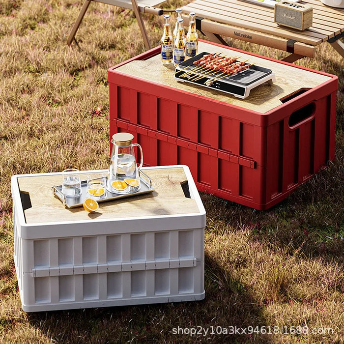 Outdoor Storage Box, Foldable Storage Box, Stall Miscellaneous Items, Car Organizer, Upgraded Large Capacity
