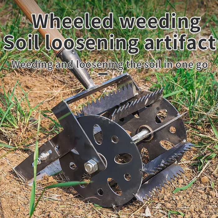 Heavy-Duty Hand Weeder & Soil Loosening Tool | Garden Cultivator