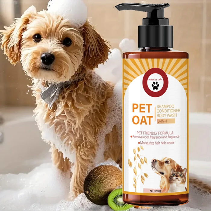 Pet Shampoo | Odor Removal, Soft Fur & Long-Lasting Fragrance for Dogs & Cats